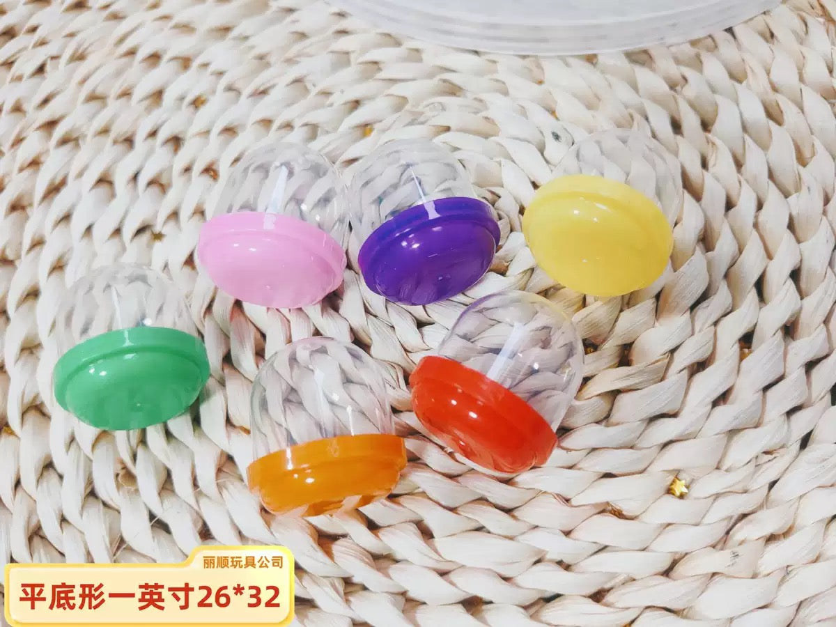($0.20) 2 inch Empty Toy Capsules 100 pcs