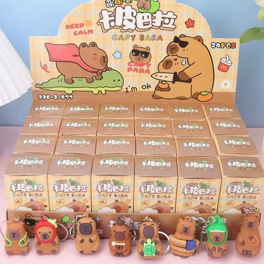 Capybara Blind Box Keychain (Single Small Box)