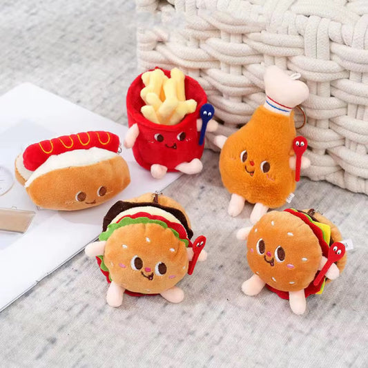 Food Plush Keychain (4 inch)