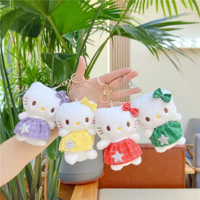 Kitty Sanrio Variety Plush Keychain