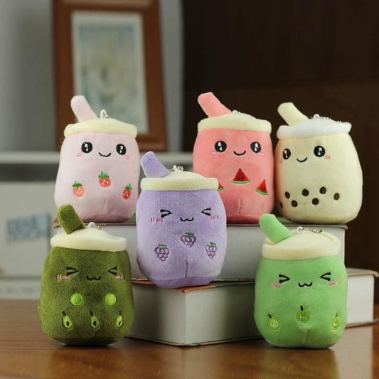 Bubble Tea Plush Keychain (4 inch)